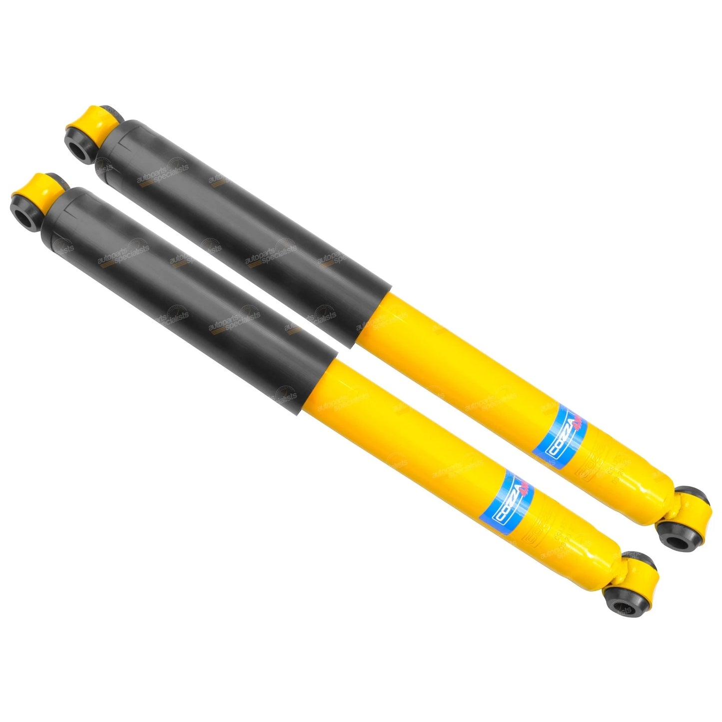 2 x Rear Extended Travel Big Bore Gas Shock Absorbers Raised for Hilux 4x4 (1983–2004)