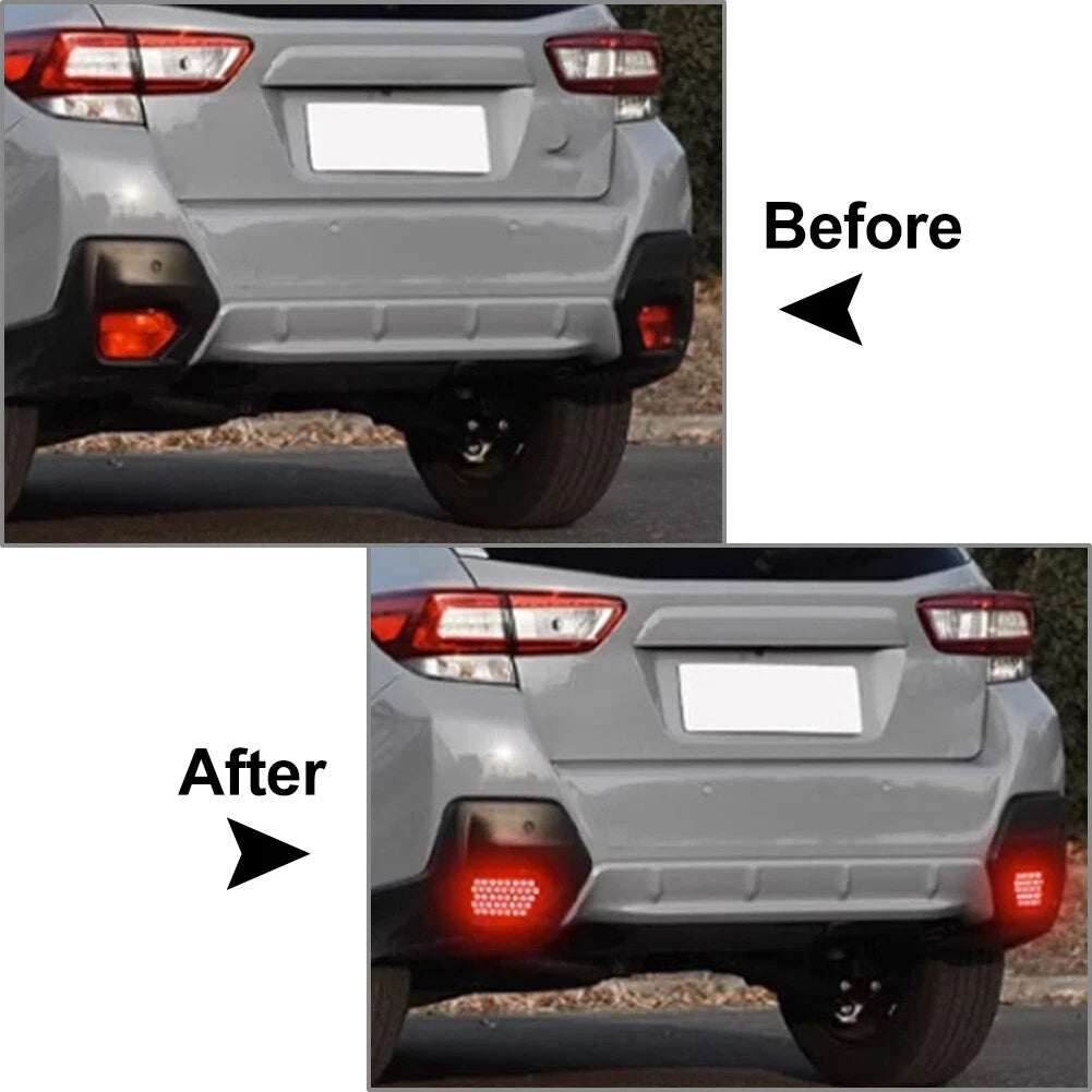 LED Rear Bumper Turn Signal Brake Lamps for Subaru XV Outback (2013-2019)