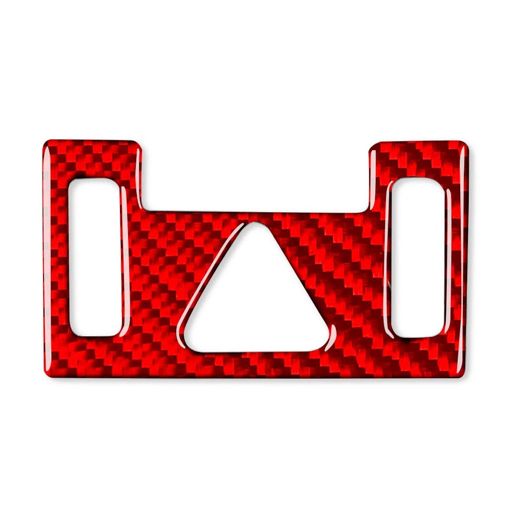 Mergency Light Button Frame Trim for Kia K3 Forte (2019-2021) Carbon Fiber Red