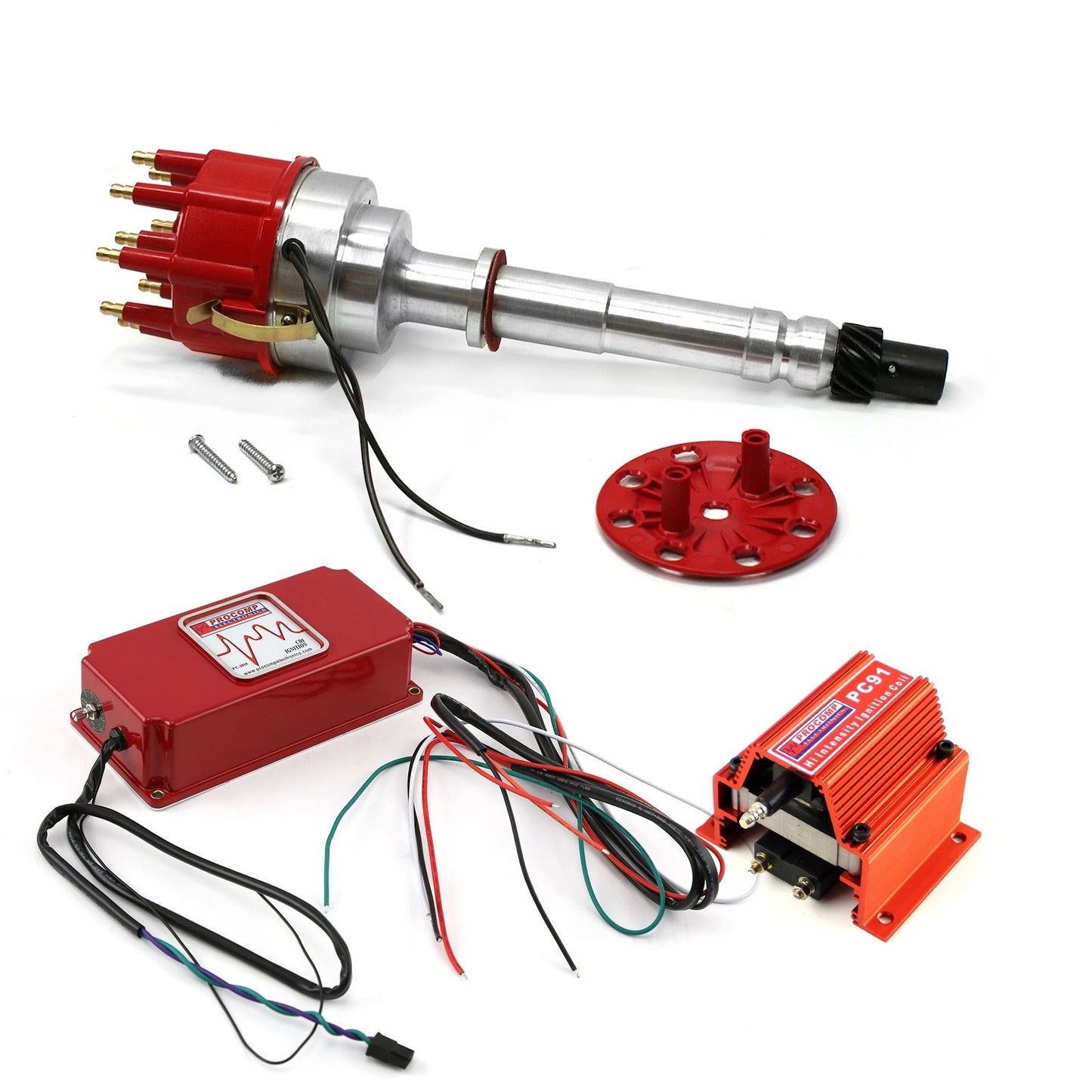Pro Billet Distributor & Coil Kit for Chevy SBC 350 BBC 454