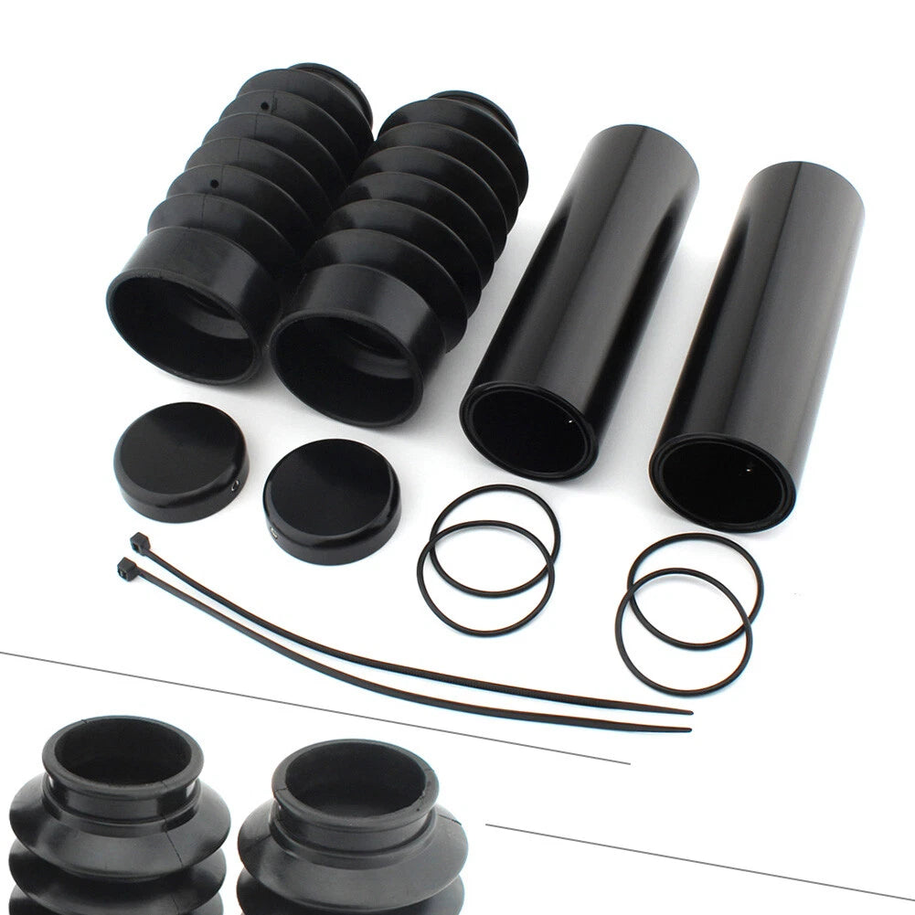 Front Fork Cover Tube Cap Protector for Harley Davidson Dyna (2006-2017)