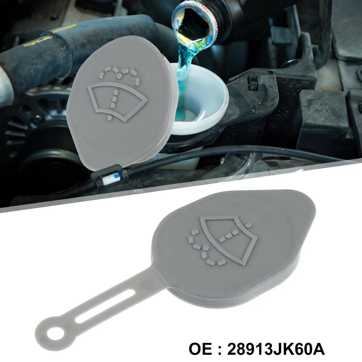 Windshield Washer Fluid Reservoir Cap for Infiniti Q60 QX50 G25 (2014-2023)