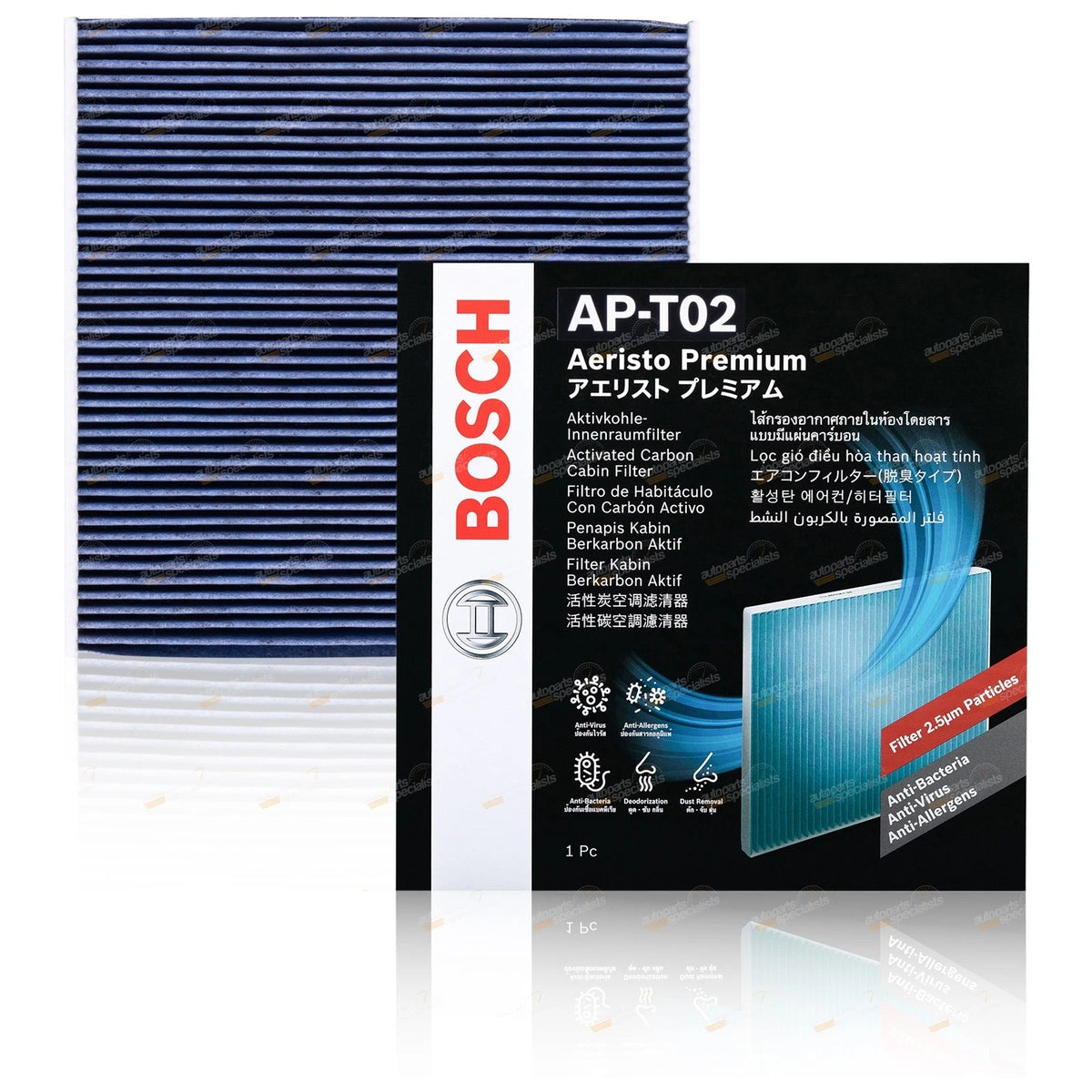 Aeristo Premium Cabin Air Filter for Toyota Prado (2002–2004)