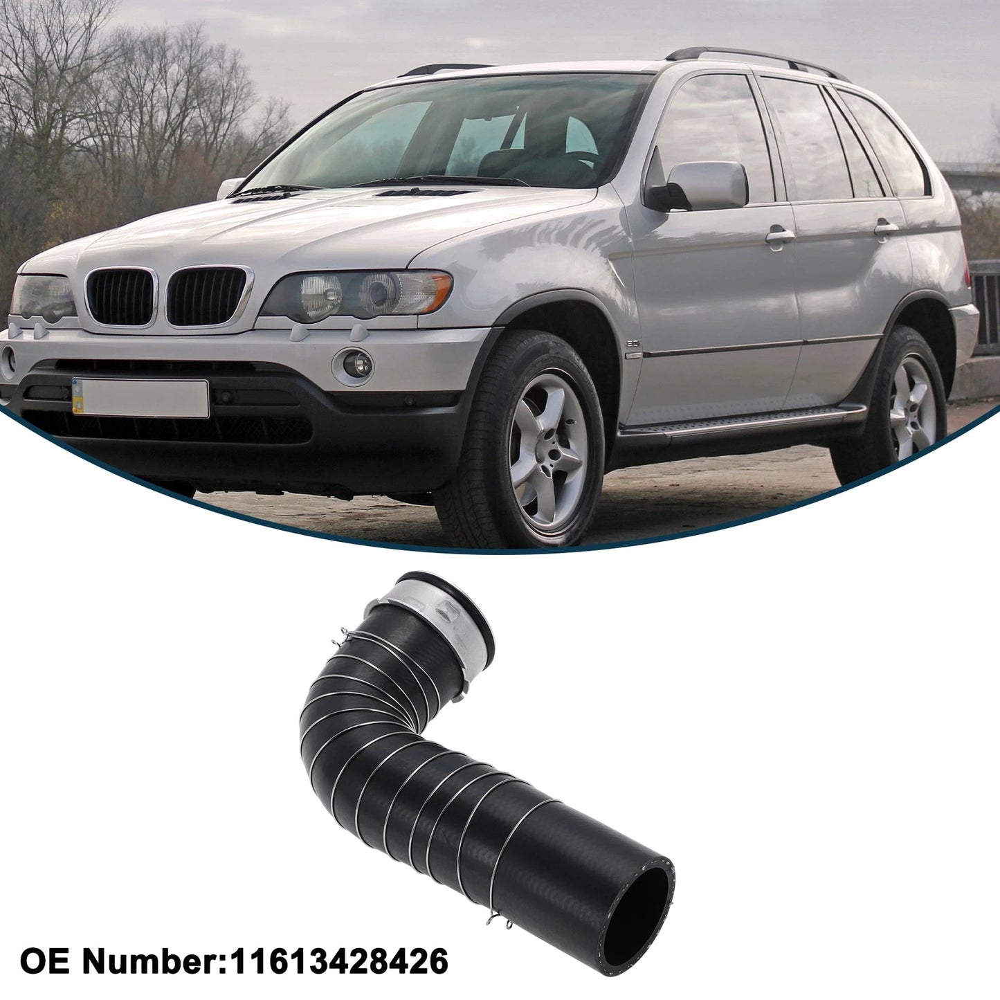 Radiator Hose Intake Pipe for BMW X3 E83 2.0D (2003-2010)