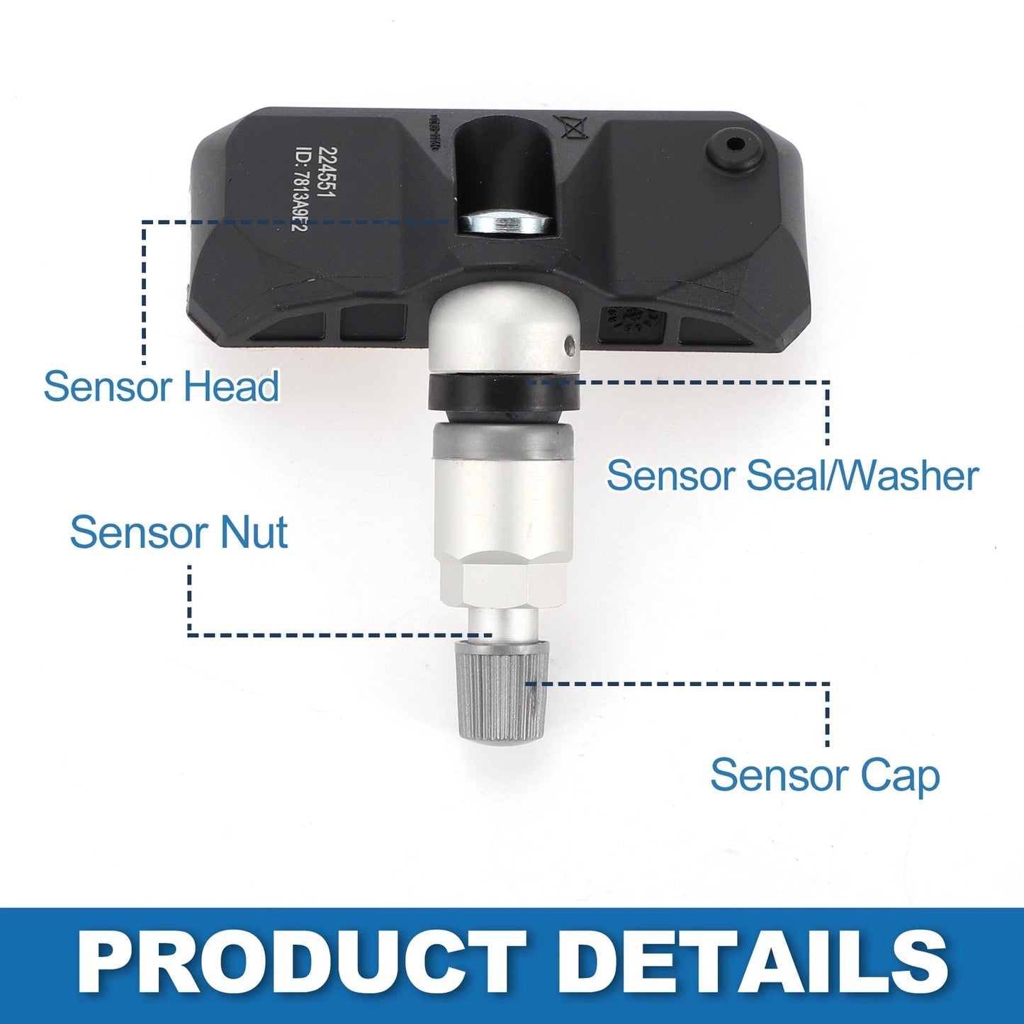 1 Pc Tire Pressure Sensor 433MHz for Ferrari Enzo (2003 - 2004)