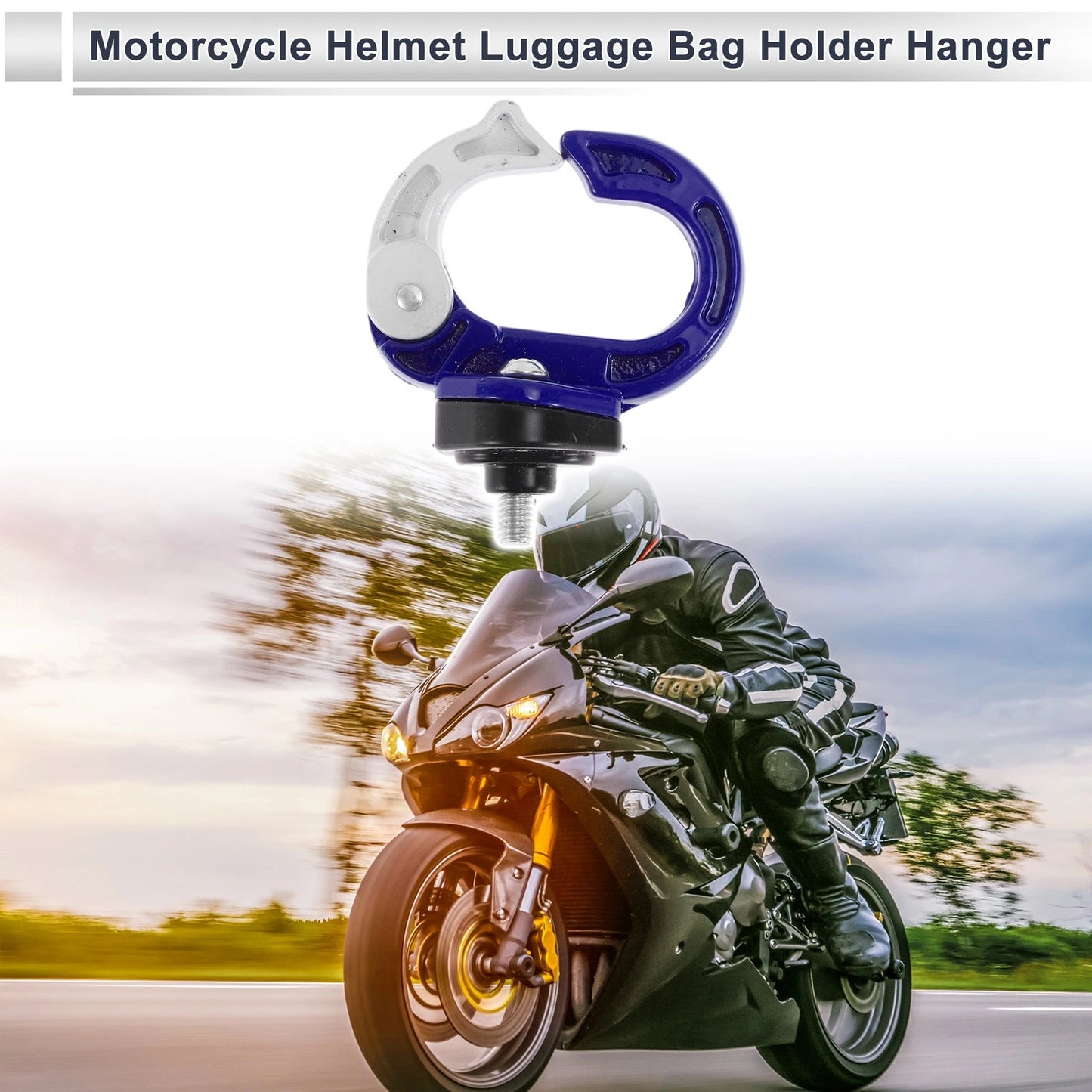 Round Shape Aluminum Alloy Motorcycle Hanging Hook 1 Pc for Motorcycle