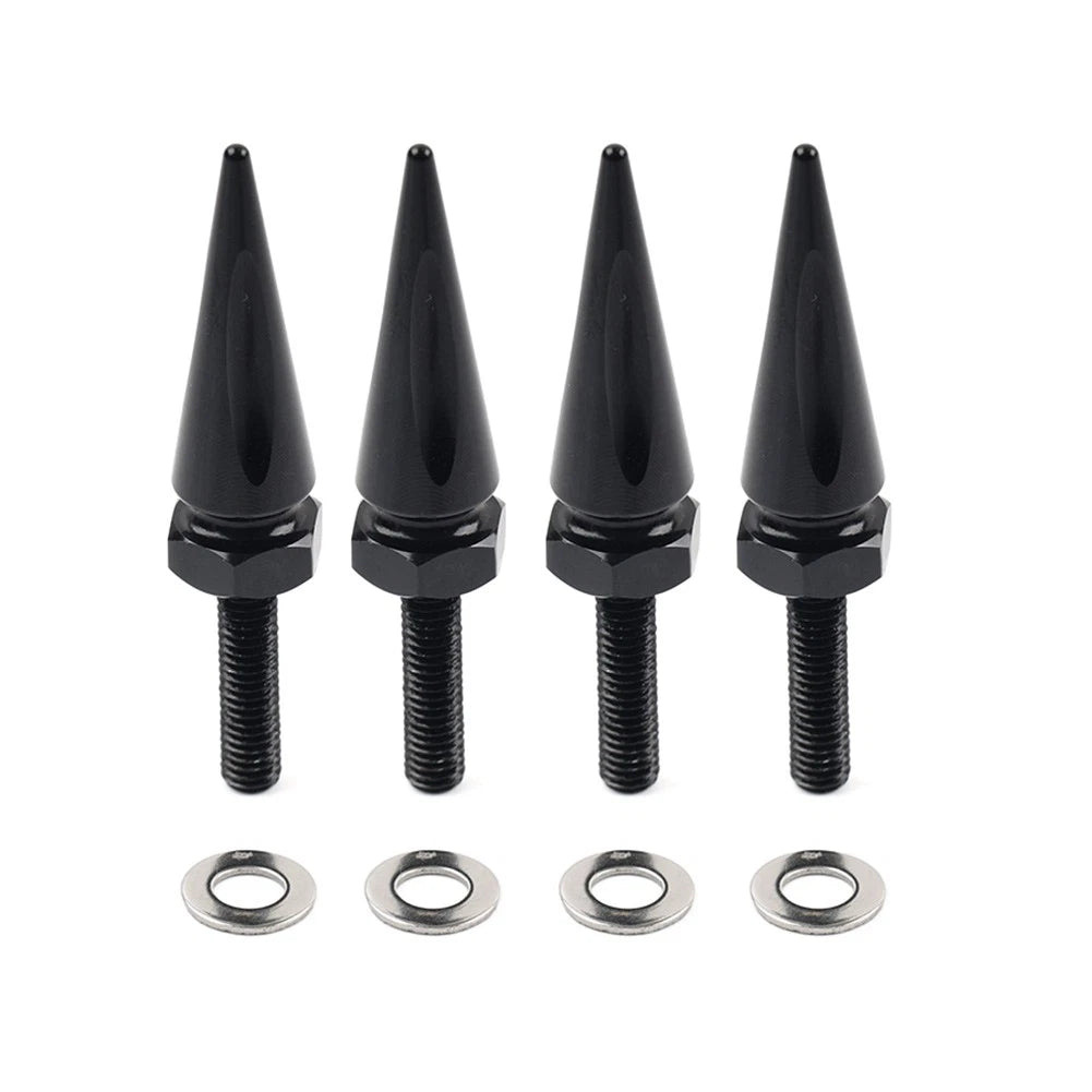 Spike Bolts for Harley Road Glide Windshield 2015-2023 Aluminum Black