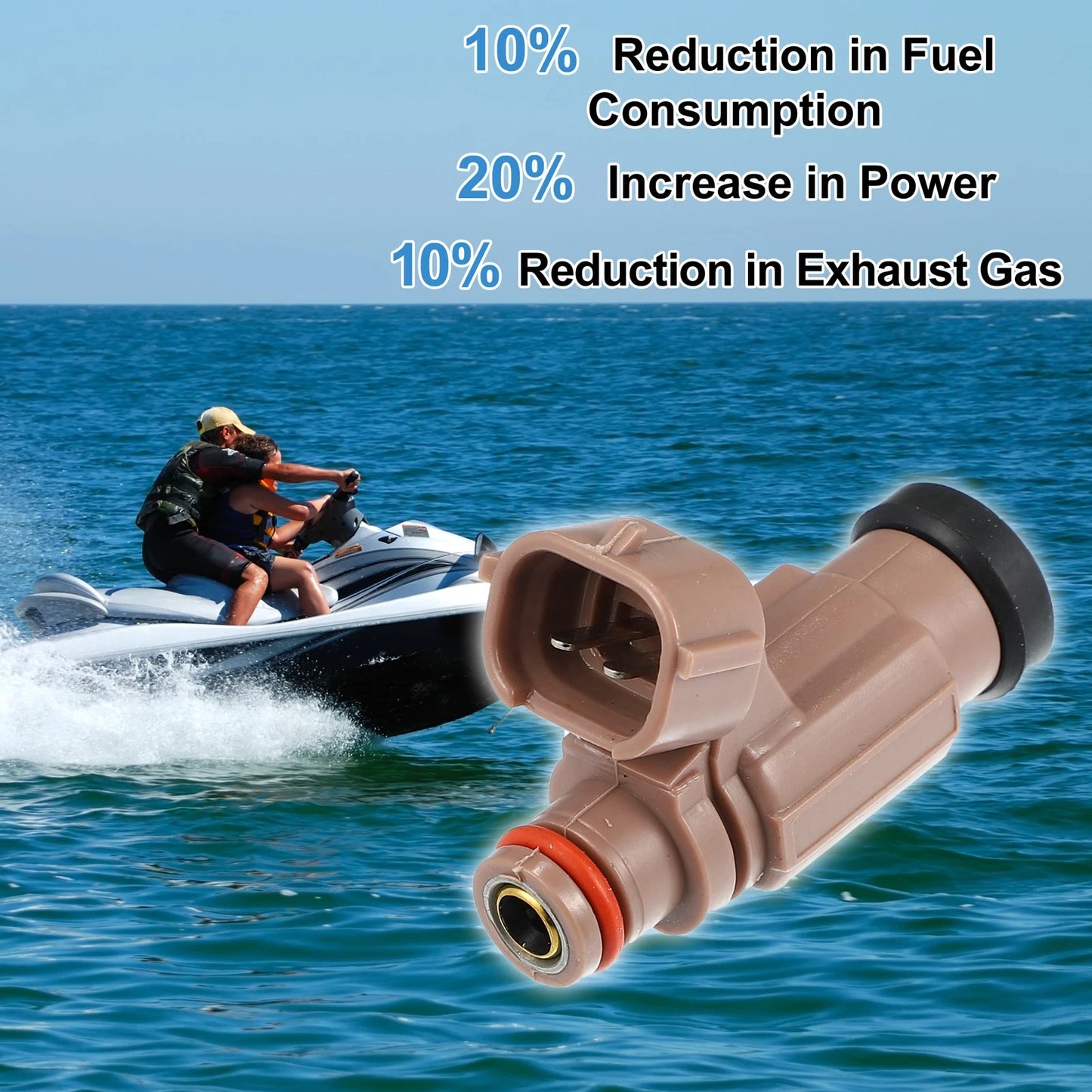 4x Fuel Injector for Yamaha AR230 SX230 (2005–2009)