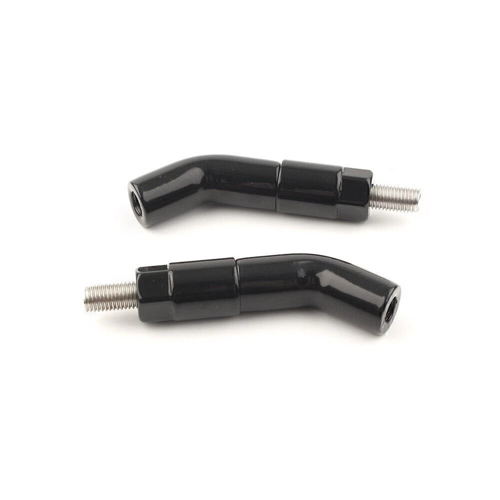 Mirror Stem Extenders for Harley Davidson Iron 1200 XL1200NS (2018-2019) Black
