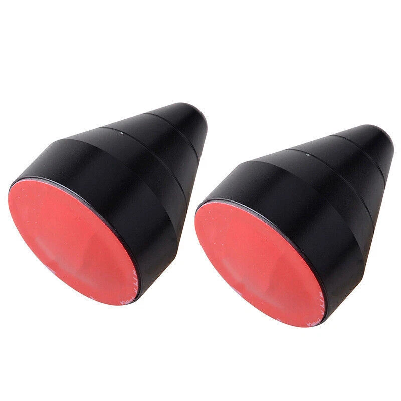 Black Universal Bump Protector Spike Guards for Car Front/Rear Bumpers