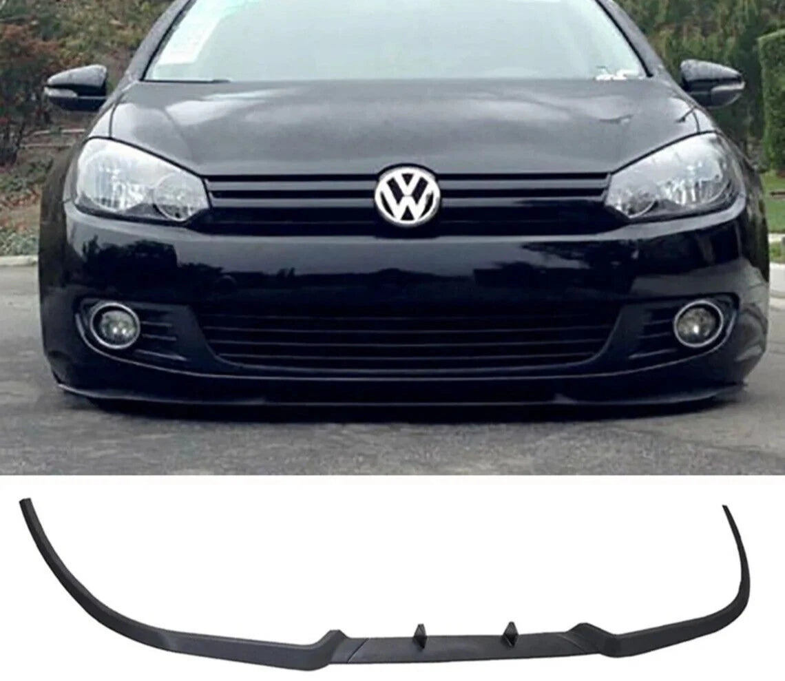 Front Bumper Lip 3 Pcs for VW Golf Mk6 Cupra R (2012-2014)