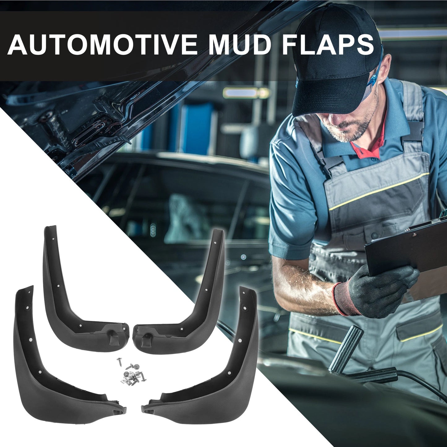 Mud Flap Splash Guards for Mini Cooper Countryman (2010-2023)