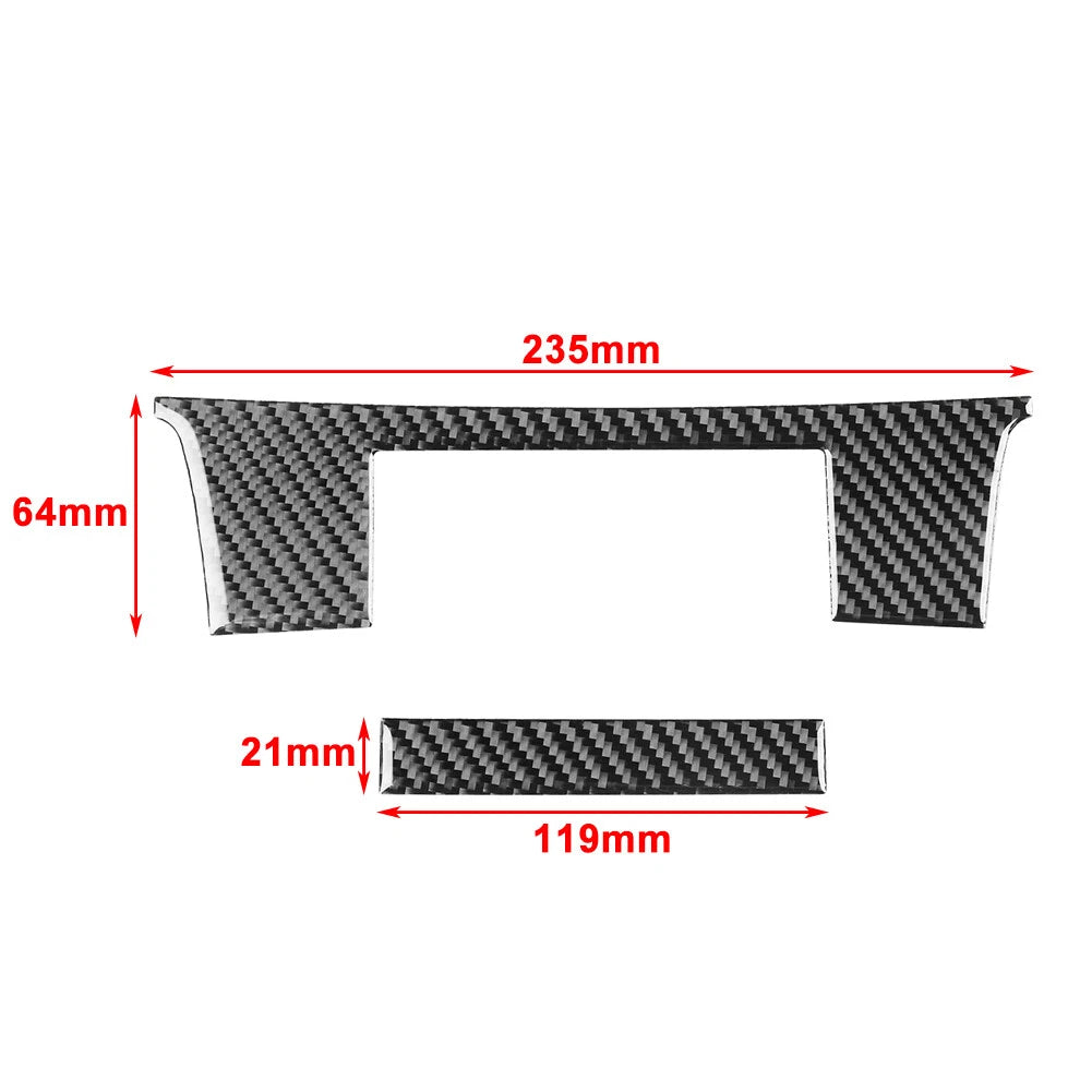 Carbon Center Console Lower Panel Cover Trim for Lexus RC300 350 200T (2015-2024)