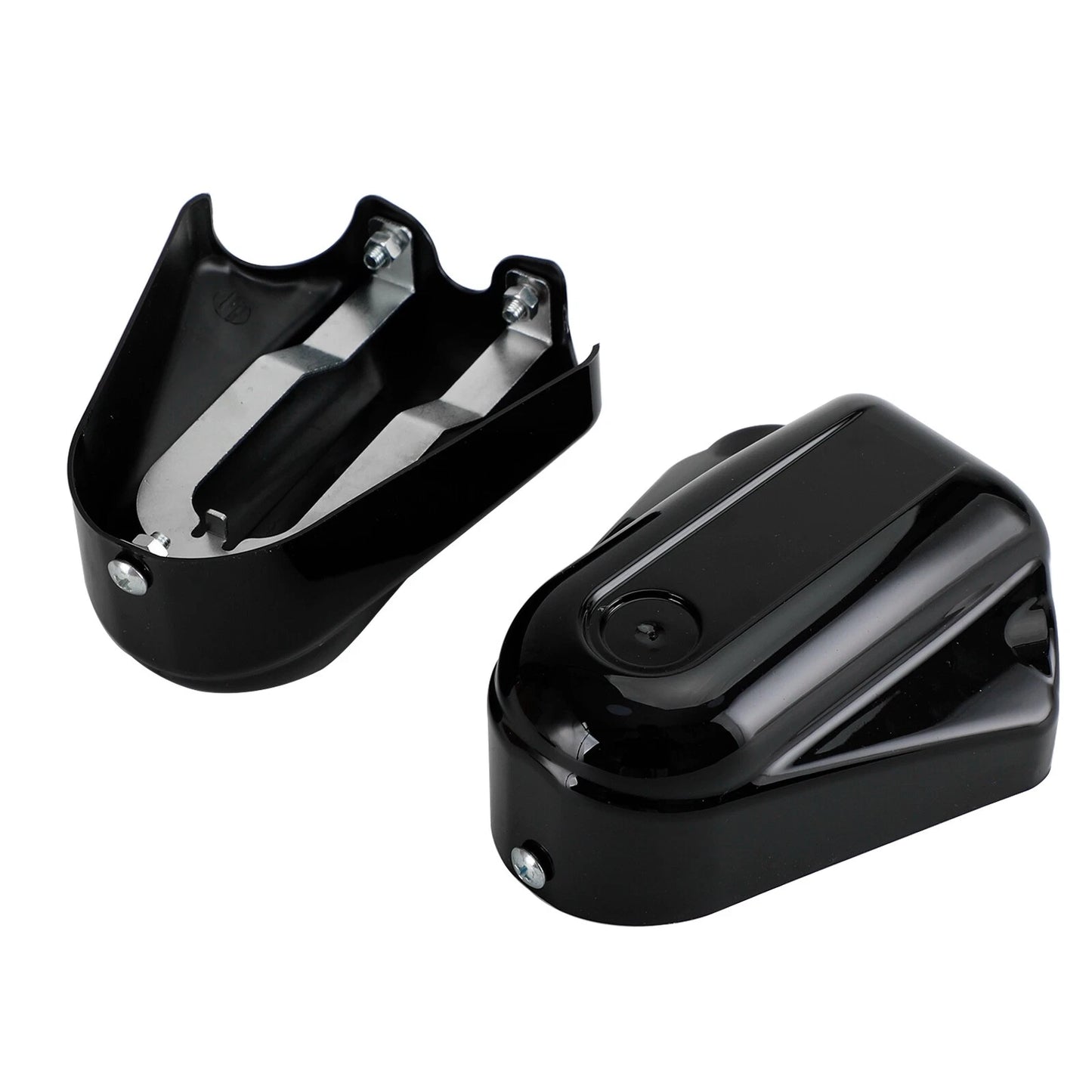 Rear Axle Covers for Softail FLS FLSTN (2008-2020) Black
