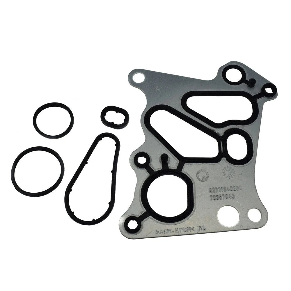 Oil Filter Housing Gasket & O-Rings for Mercedes-Benz C250 C180 C200 C300 E200 (2012-2015)