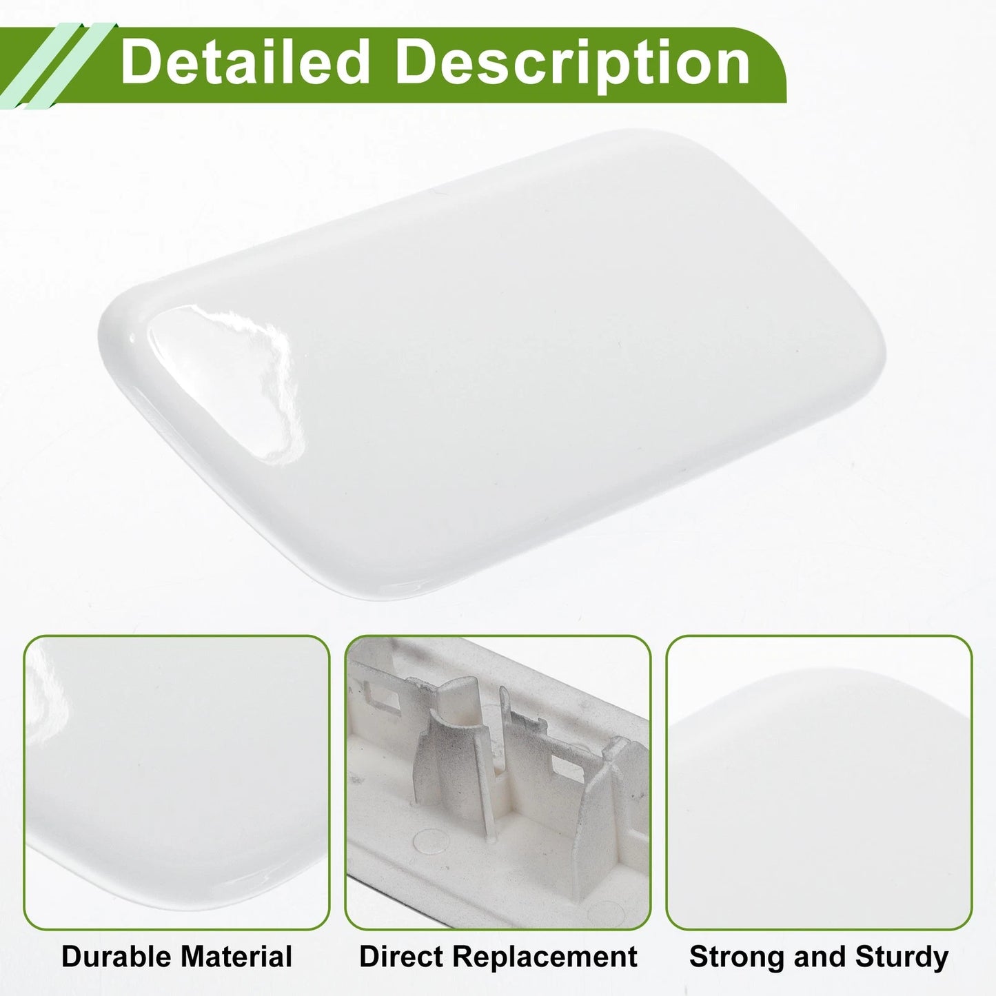 Washer Nozzle Cover for Toyota Land Cruiser (2013-2015) - Front Right, White
