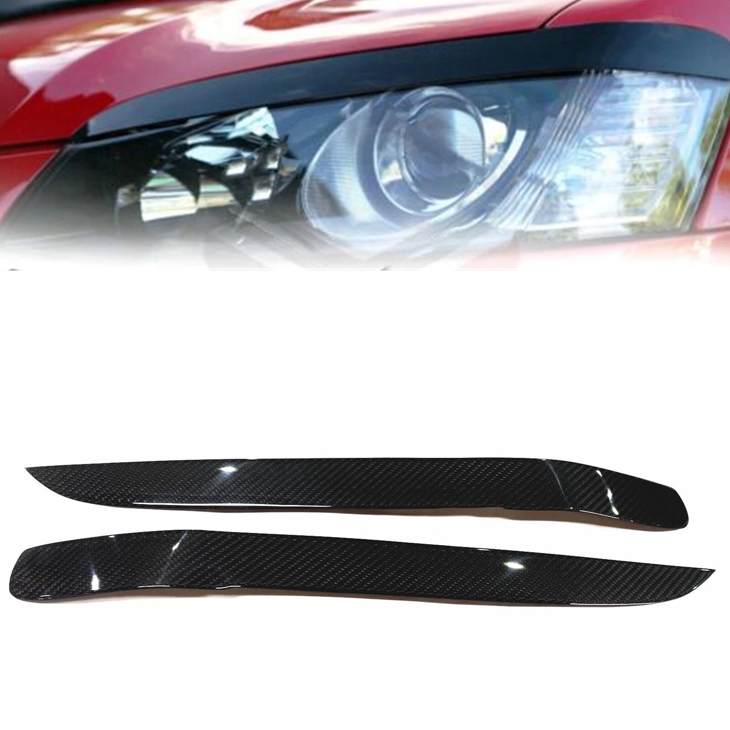 2 x Headlight Eyelid Trim for Holden VE Commodore (2006-2013)