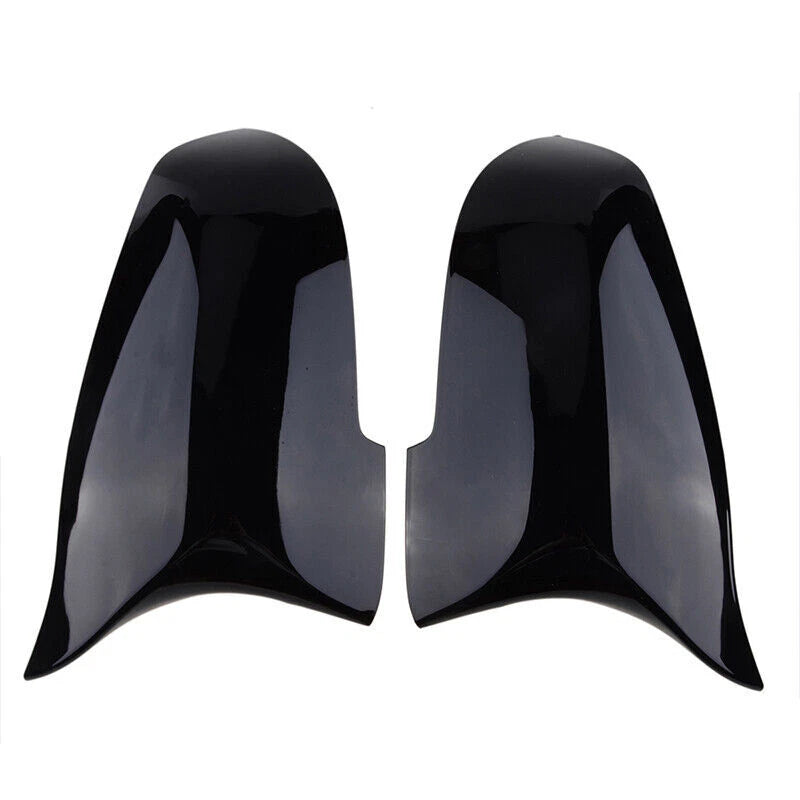 Gloss Black Side Mirror Cover Caps for 2014-2018 BMW 5 Series F10 F11 F18