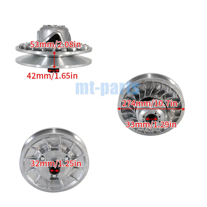 Clutch Driven Pulley Set for CAN-AM Maverick X3 Turbo RR/R (2017-2024)