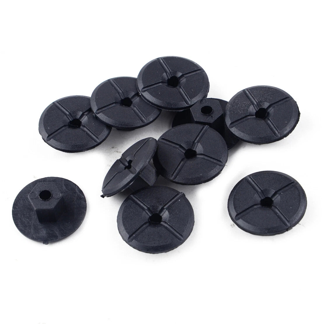 10 x K90 Self-Threading Plastic Nuts for Mercedes W201 W124 W140 W202