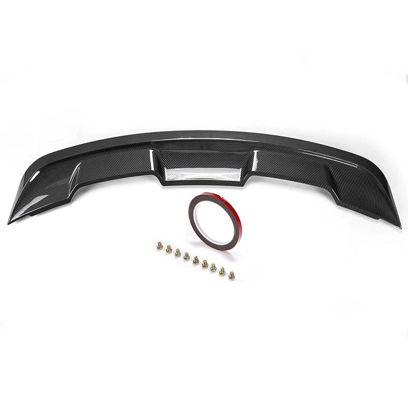 Carbon Fiber Look Rear Spoiler Wing for Ford Mustang GT350 GT500 (2015-2024)
