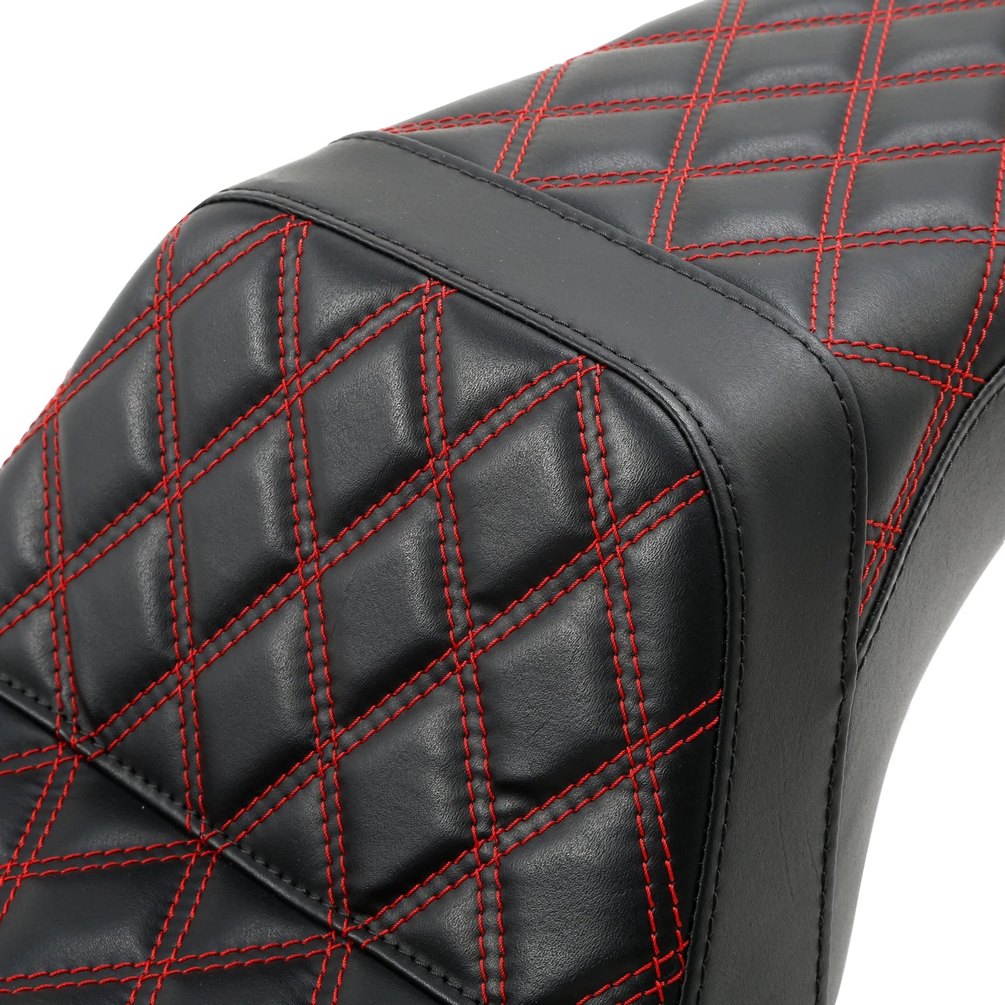 Breathable Driver Passenger Seat for Harley Dyna Low Rider Fat Bob (2006-2017)