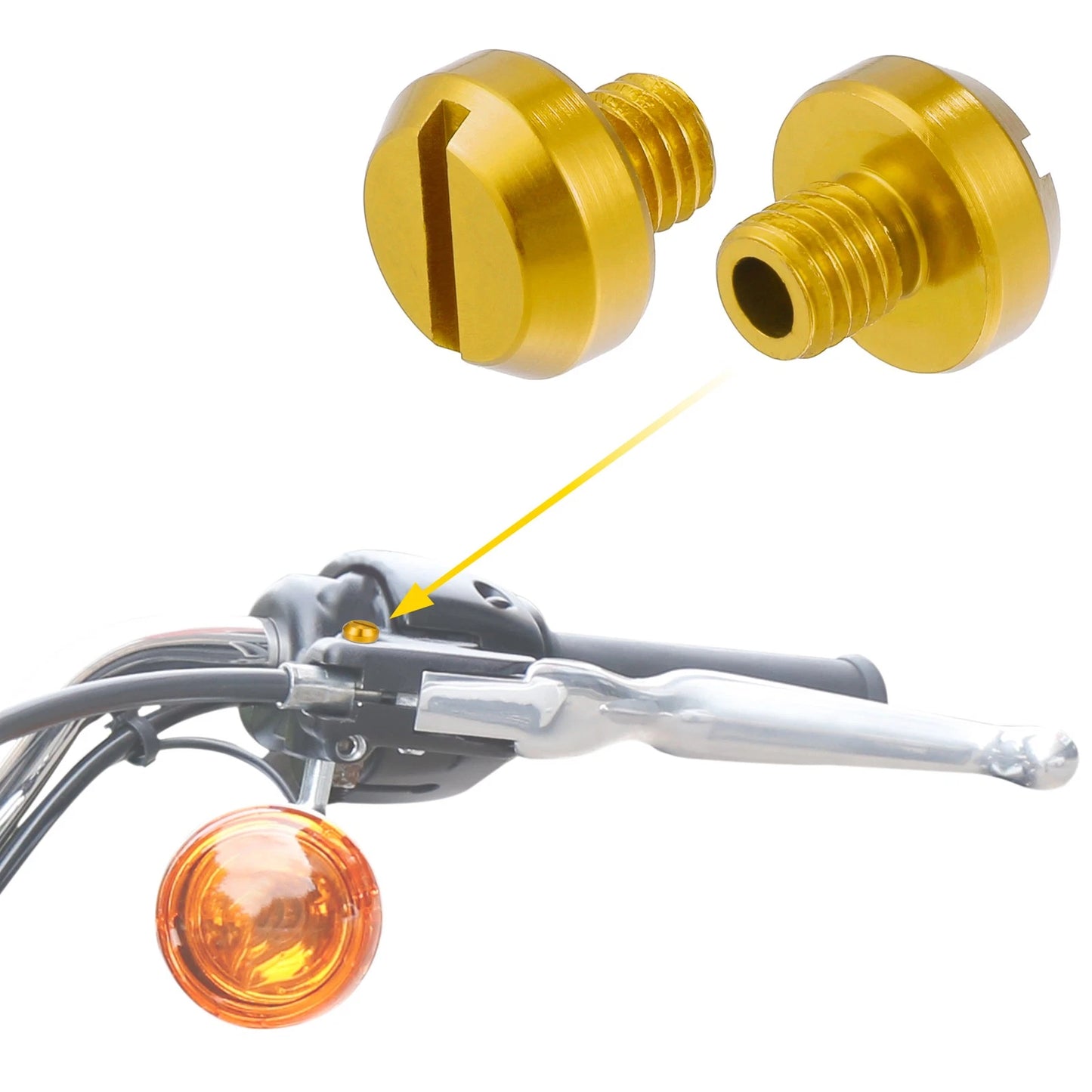 Mirror Hole Plug Screw Cap for Universal M8 Motorcycle