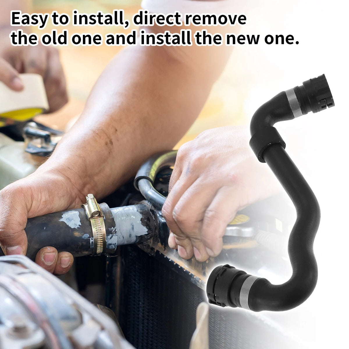 Heater Hose for BMW X5 3.0i (2001-2006) Rubber Black 1 x Piece