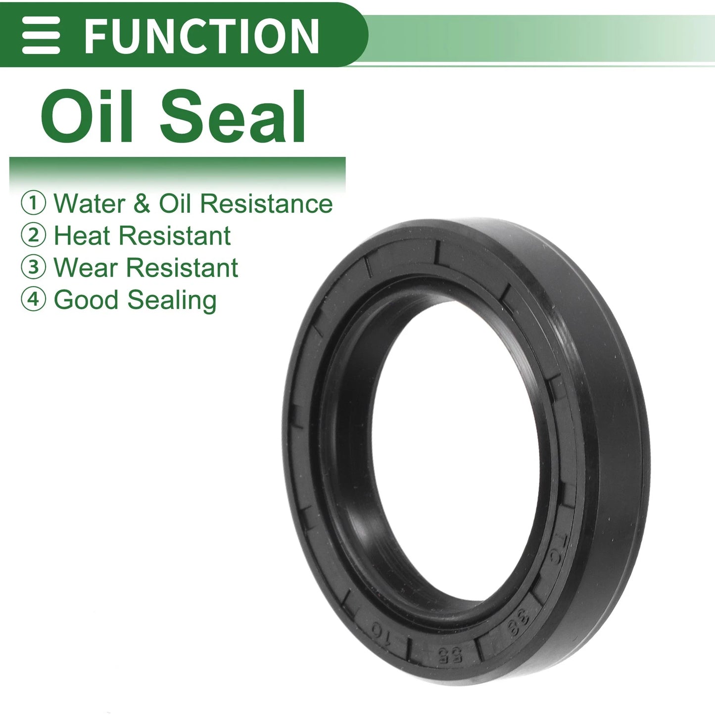 Oil Seal 38x55x10mm Seal Ring Rotary Shaft Seal NBR Rubber for Make Model