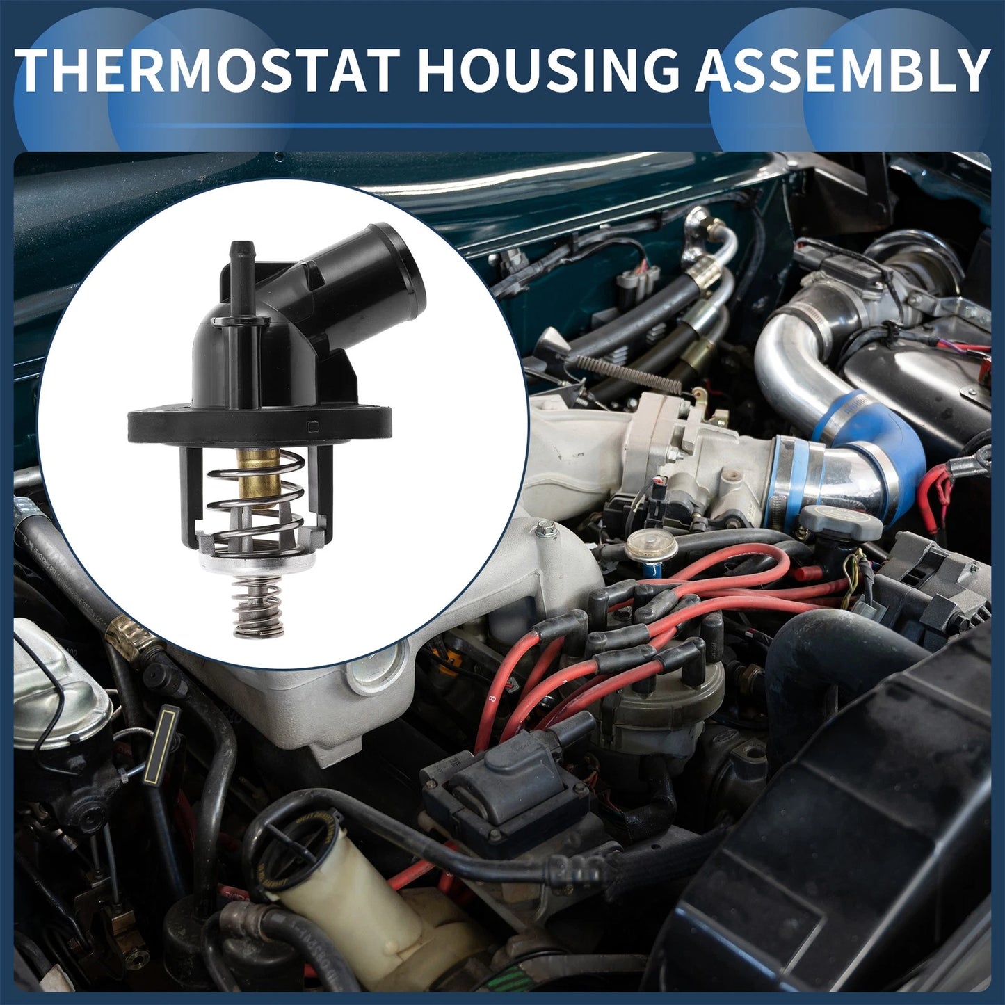 Engine Coolant Thermostat Housing Assembly for Chevrolet Corvette (2015-2019)