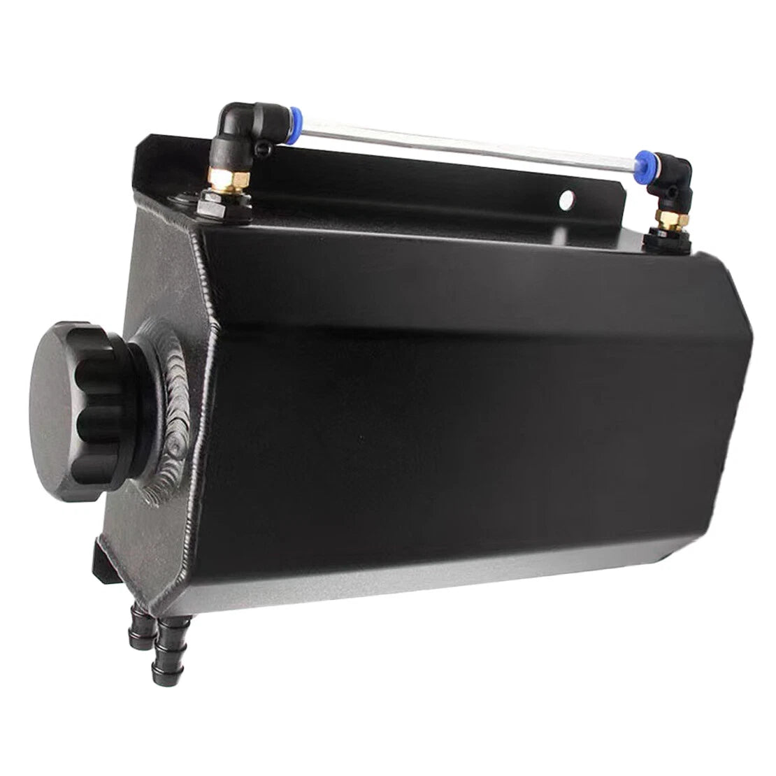 2L Aluminum Alloy Radiator Overflow Reservoir Tank for Car