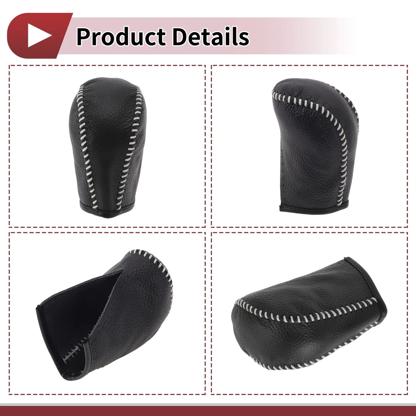 Car Gear Shift Knob Cover for Subaru Forester (2006-2012) Faux Leather