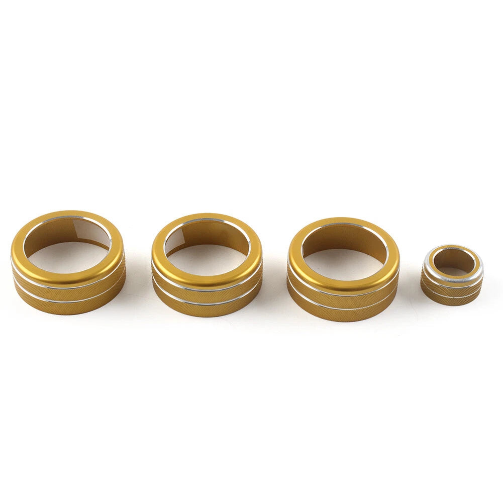 AC Climate Control Knob Ring Cover Gold for Honda Civic 2022+