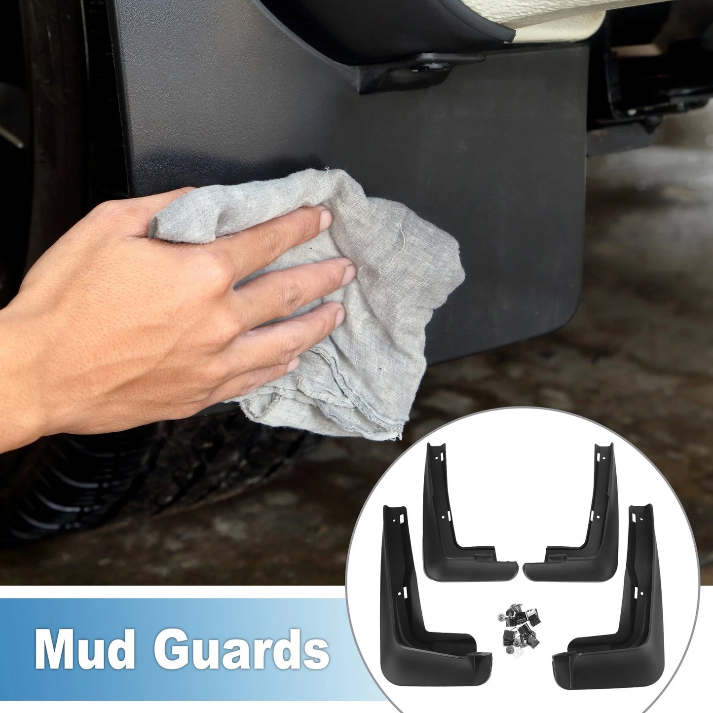 Mud Flap Splash Guards for Mini Clubman F54 (2015-2023)