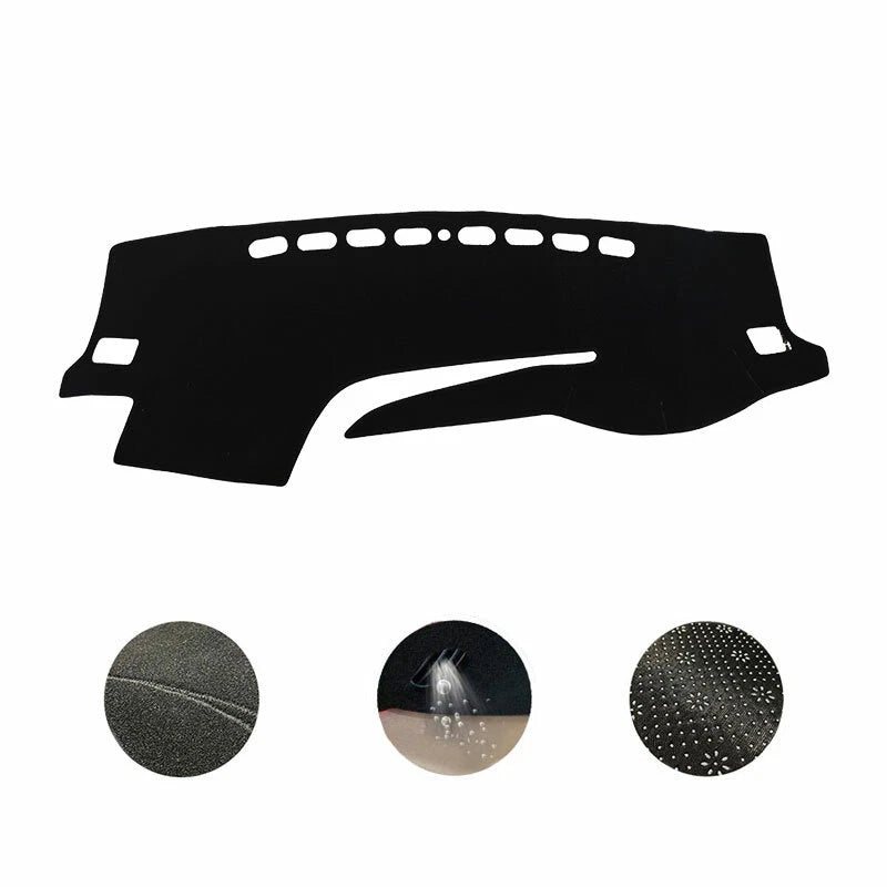 Non-Slip Black Dash Mat for Toyota Kluger XU50 2014-2019