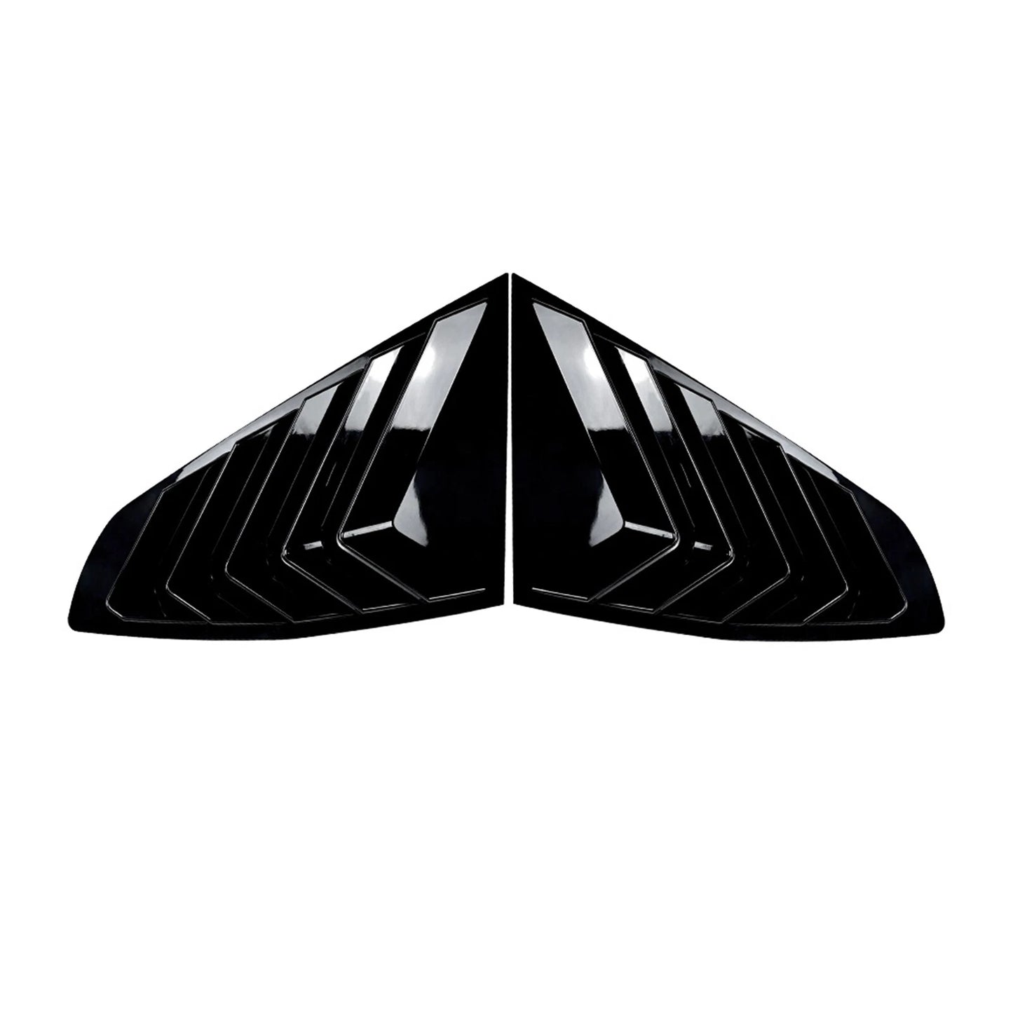 Gloss Black Rear Side Window Louvers for BMW 4 Series G26 (2020-2024)