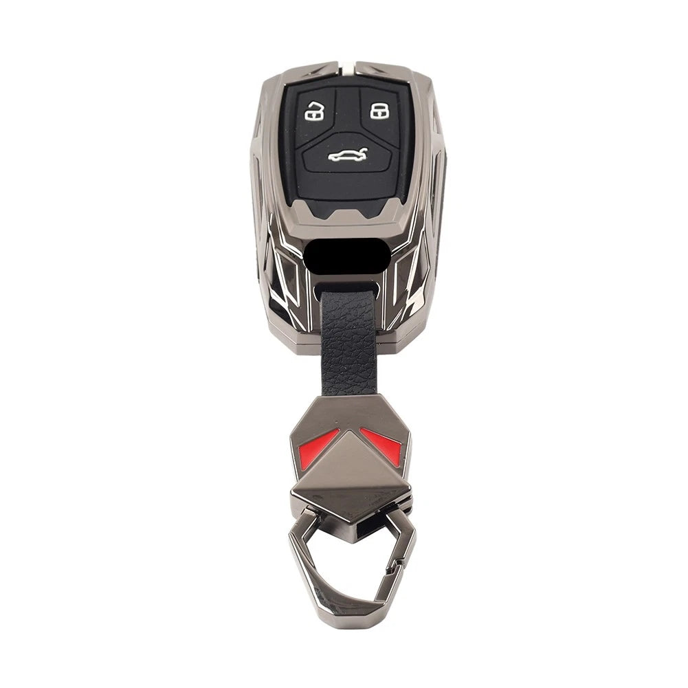 1x Black Smart Remote Key Fob Cover for Audi A4 A5 S5 SQ5 Q5 Q7 TT (2008-2023)