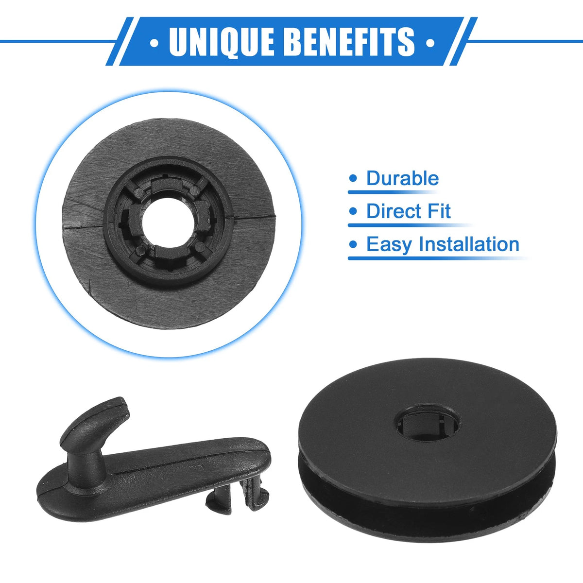 2 x Car Holder Retainer for Toyota Plastic Black Floor Mat Fixing Clips