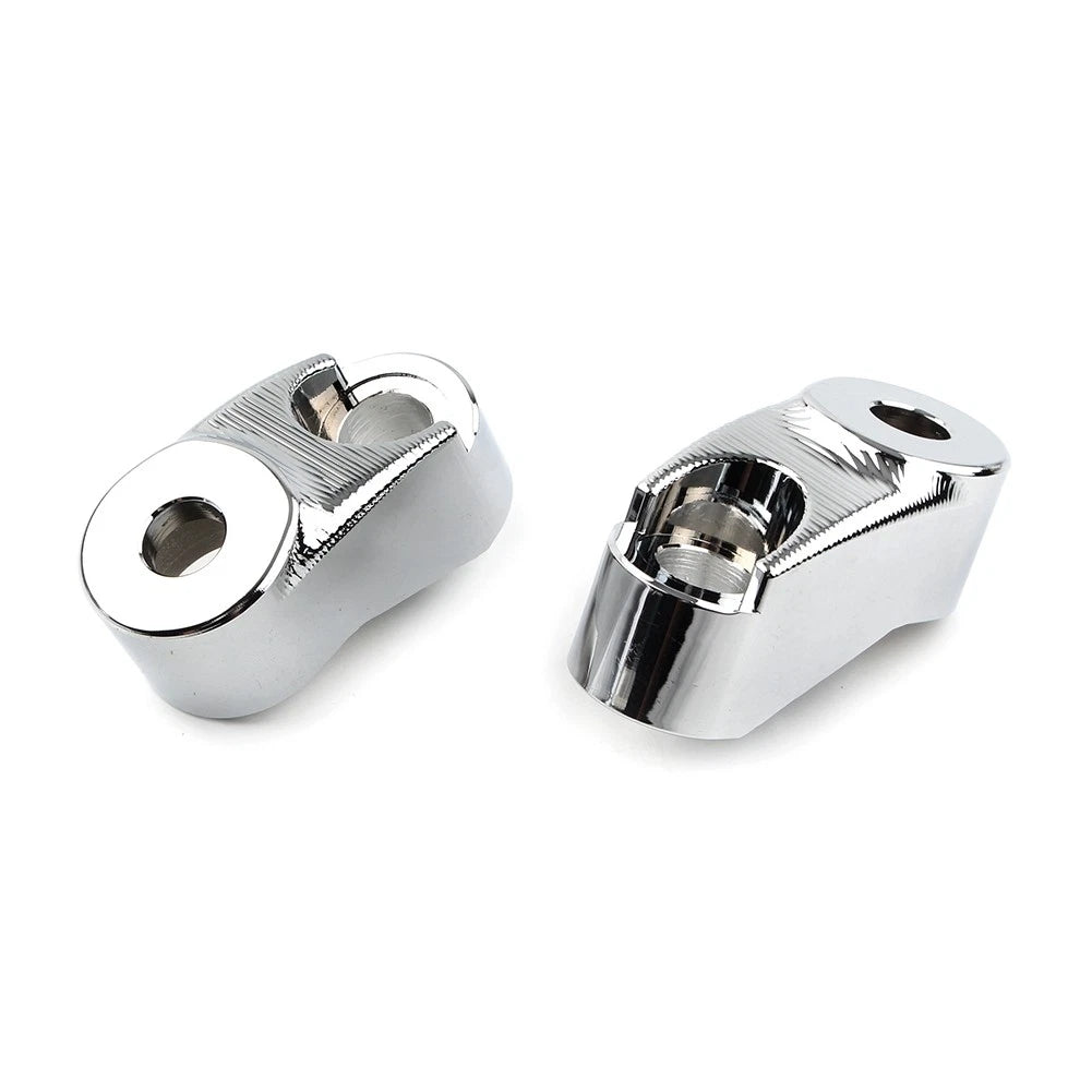 39mm 49mm Chrome Short Front Turn Signal Mounts for Harley Sportster FXR