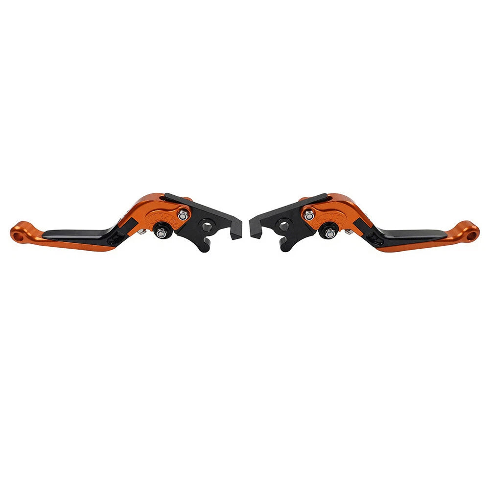 CNC Orange Extendable Brake Clutch Levers for Suzuki GSXS125 GSXR150 (2017-2019)