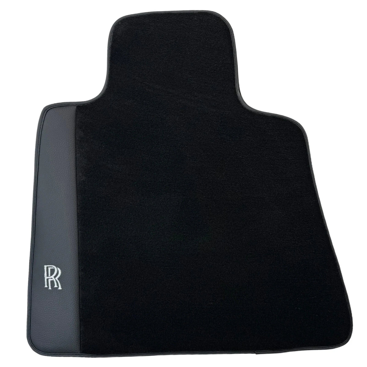 Black Floor Mats for Rolls Royce Cullinan (2018-2023) - AutoWin Leather 2 x