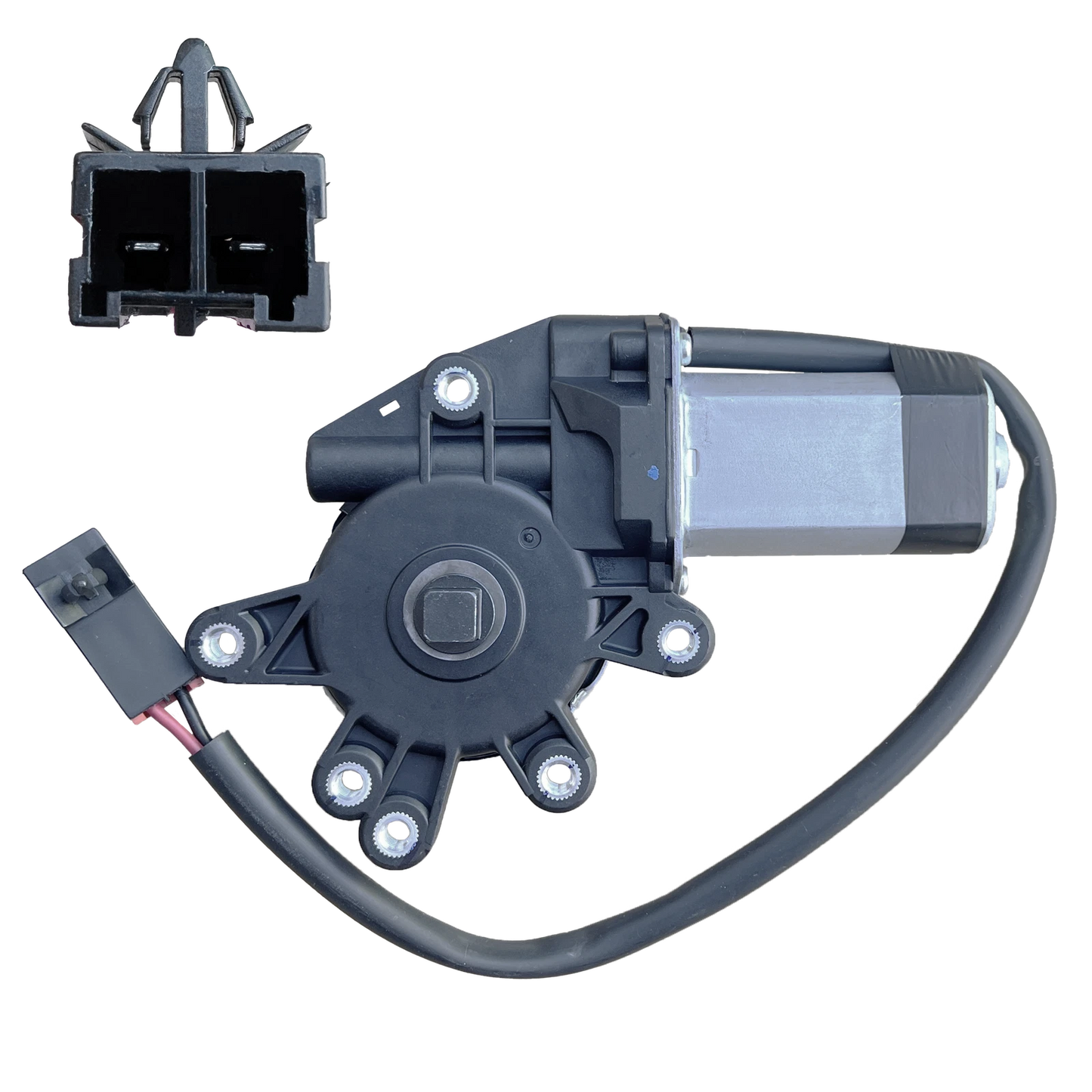 Front Left Window Regulator Lift Motor 2 x Pins for Nissan Pulsar (2000-2006)