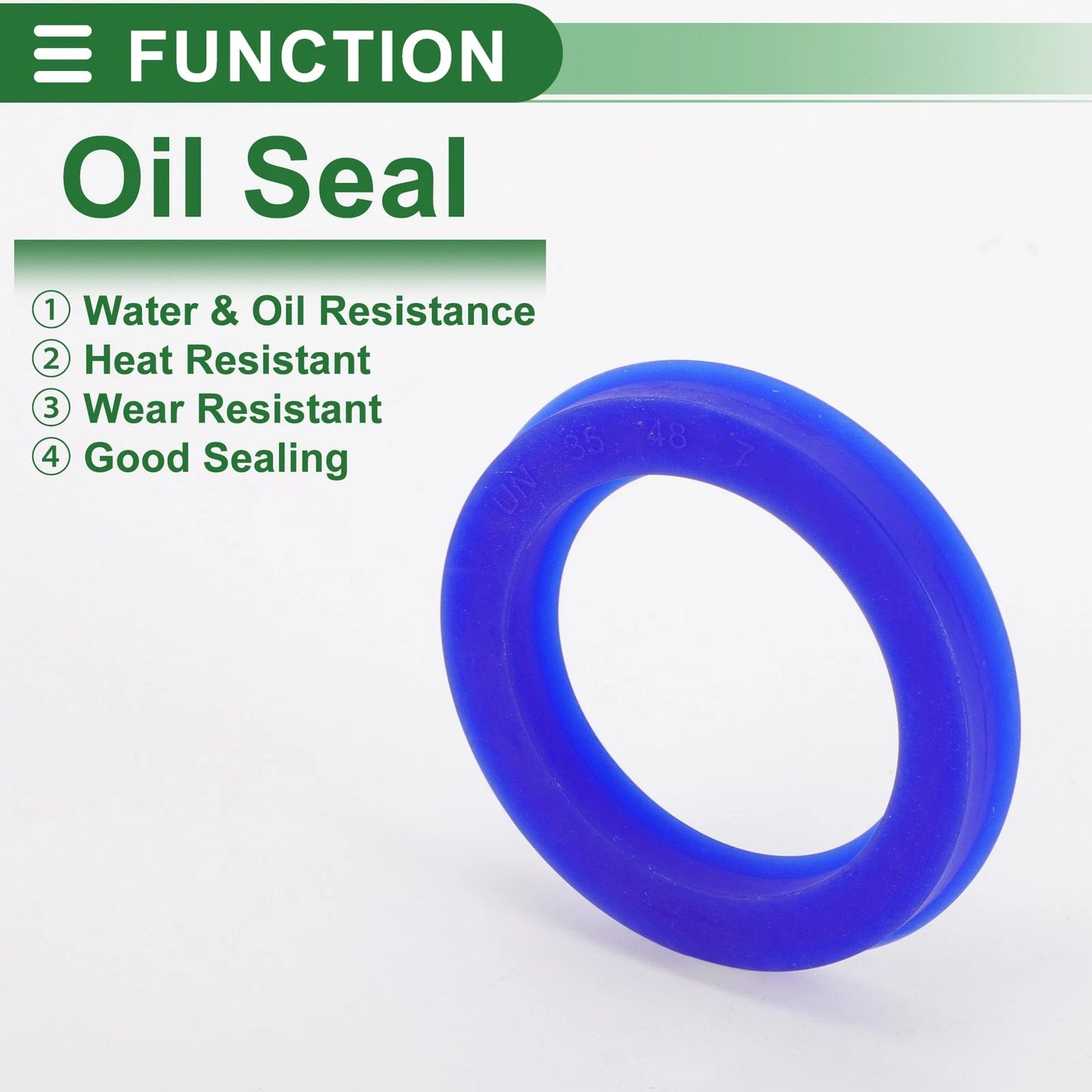 Oil Seal / 5 Pcs / Rotary Shaft Seal TPU 35x48x7mm for Make Model