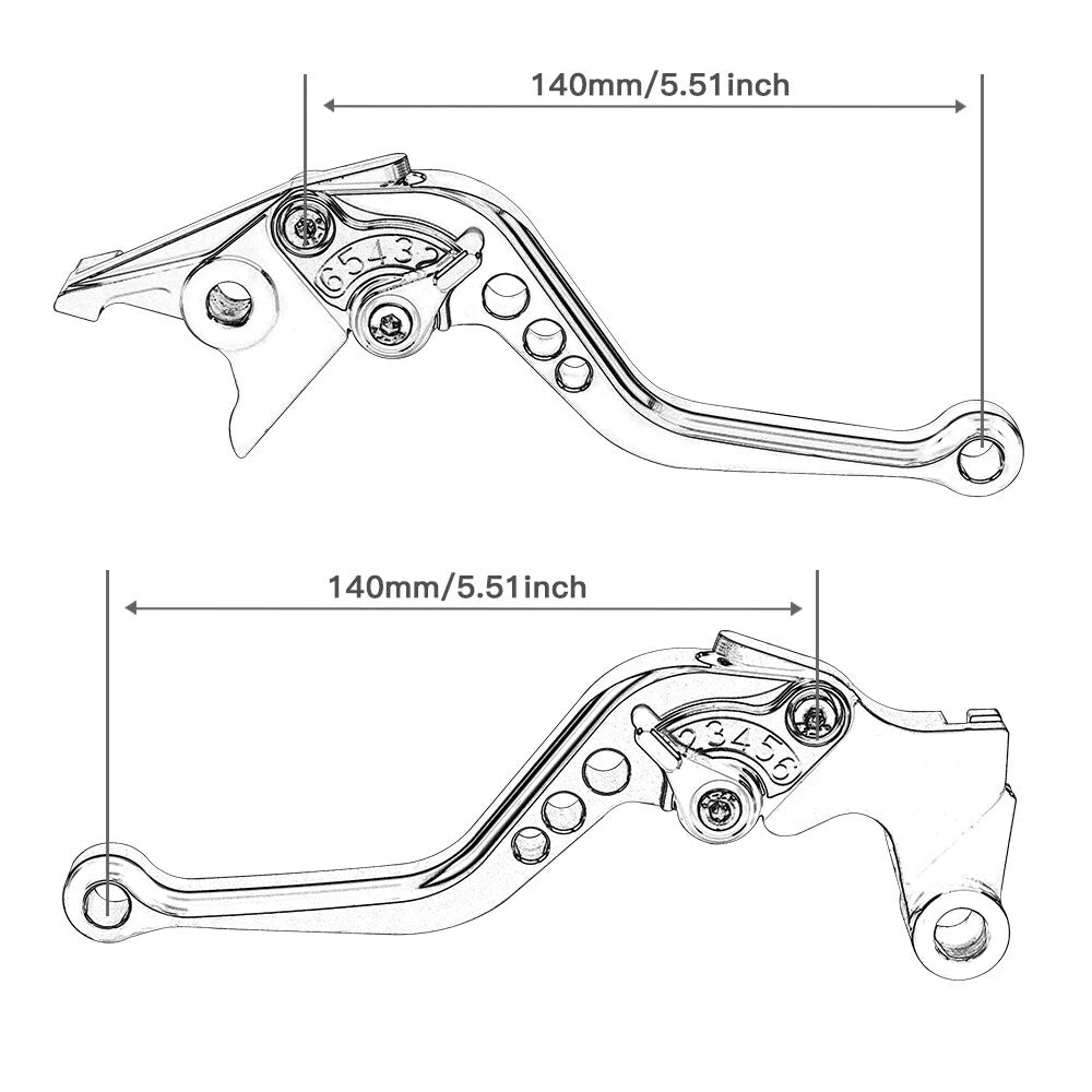 Brake & Clutch Levers for Honda CBR600RR, CBR954RR (2002-2006)