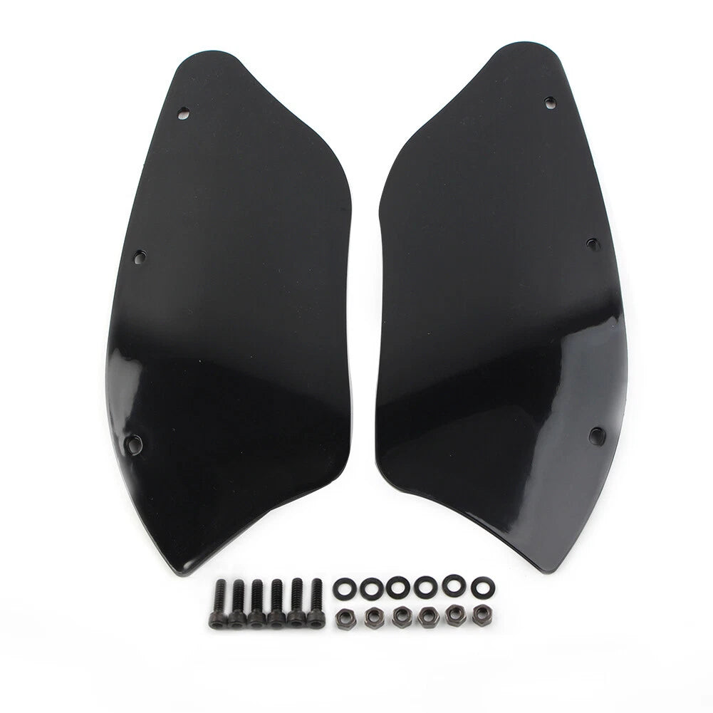 Black Air Batwing Fairing Wind Deflectors for Harley Dyna, Heritage, Softail