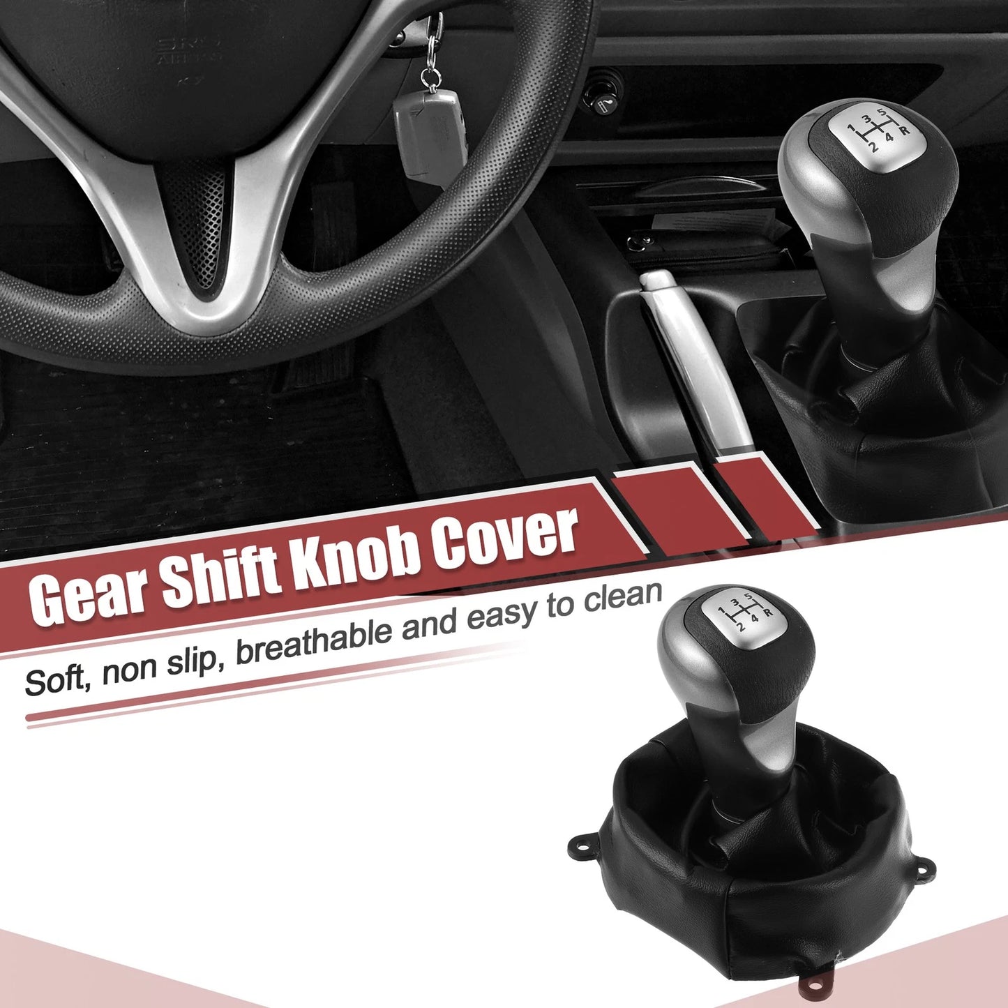 Manual Gear Shift Knob 5 Speed for Honda Civic (2001-2005)