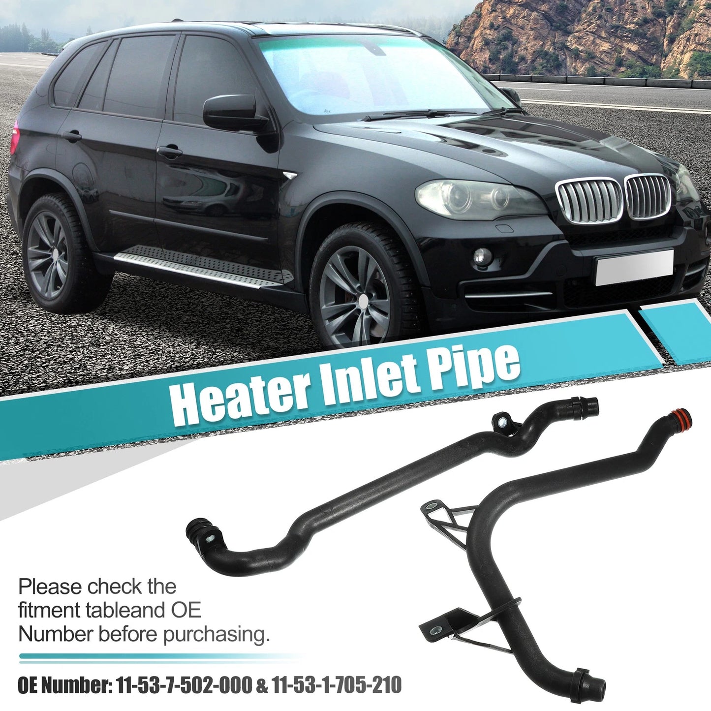 Coolant Pipe for BMW E46 E39 (2000-2006) - Water Engine Heater Inlet
