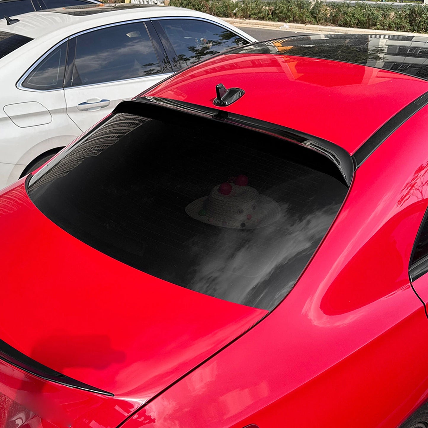 1x Gloss Black Rear Boot Spoiler for Benz CLA C117 AMG (2013-2019)