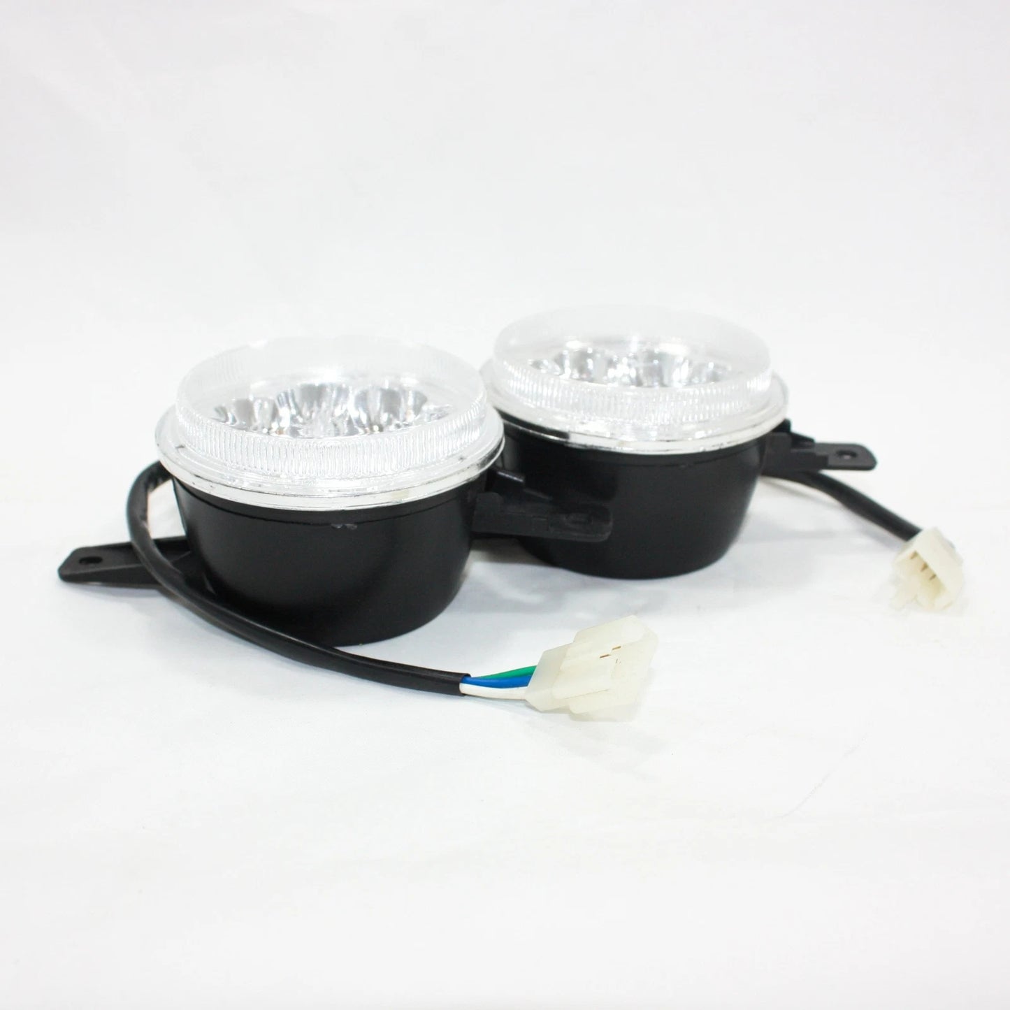 12V LED Head Light Lamps for 150cc 250cc Bull Farm Quad Dirt Bike ATV