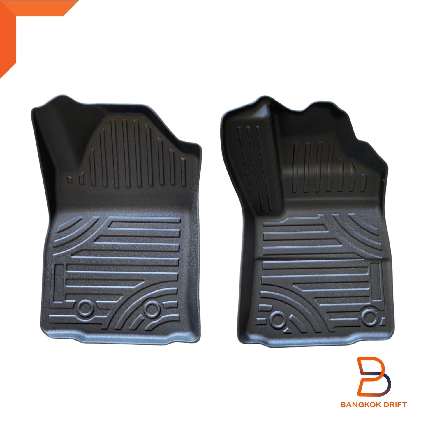 Premium 3D TPE All Weather Floor Mats for Toyota Hilux Ute Revo (15-25)